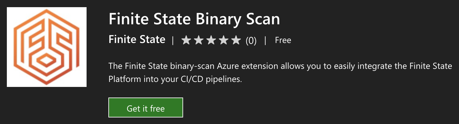 AzureDevOps Binary Scan Image