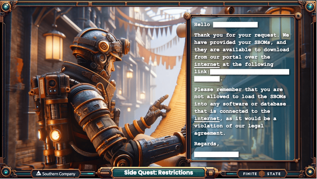 Side quest restrictions