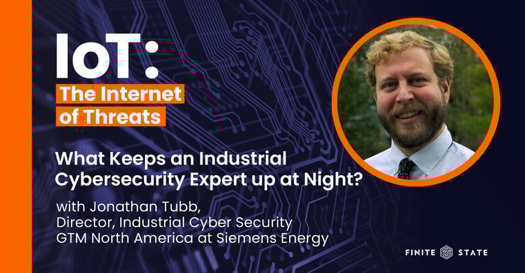 What Keeps Cybersecurity Experts Up? Jonathan Tubb, Siemens Energy