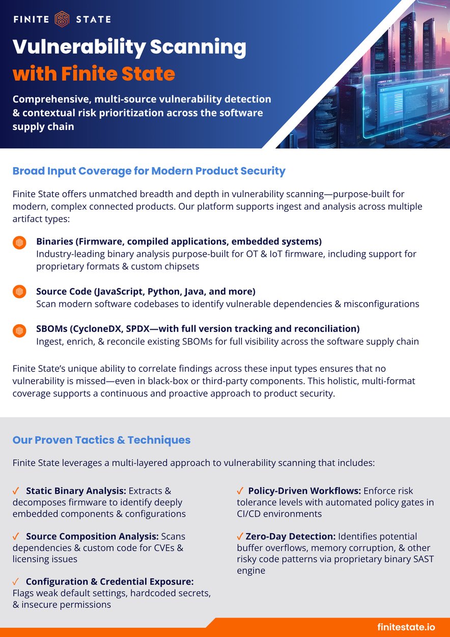Vulnerability scanning page 1
