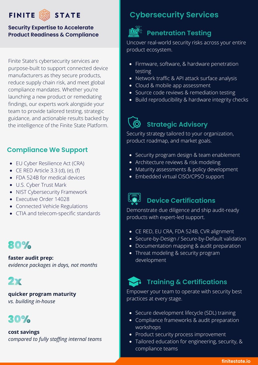 services datasheet page 1
